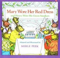 Mary wore her red dress, and Henry wore his green sneakers