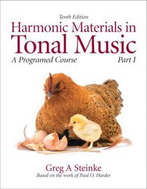 Harmonic Materials in Tonal Music: A Programmed Course,  Part 1 (10th Edition) (Pt. 1)