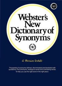 Websters New Dictionary of Synonyms