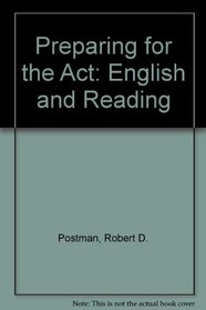 Preparing for the Act: English and Reading (Item #12-20112)