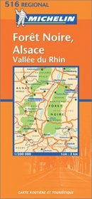 Michelin France Foret Noire, Alsace: Vallee du Rhin