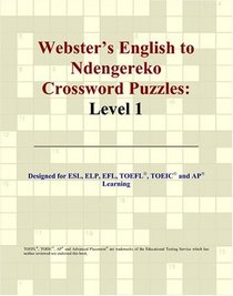 Webster's English to Ndengereko Crossword Puzzles: Level 1