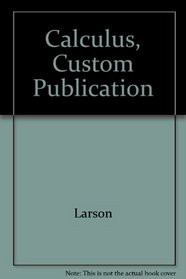 Calculus, Custom Publication
