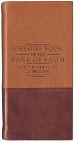 Chequebook of the Bank of Faith: Daily Readings Tan/Burgundy