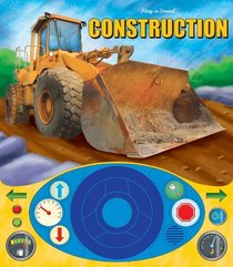 Construction Vehicles Steering Wheel Play-a-Sound Book
