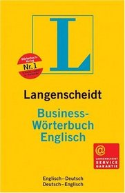 Langenscheidt Business Woerterbuch English-German