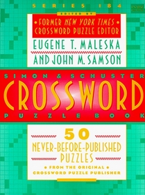 Simon  Schuster Crossword Puzzle Book #184 (Simon  Schuster Crossword Puzzle Books)