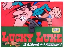 Valisette Lucky Luke : Marcel Dalton - Nitroglycérine (2 albums + 1 figurine)