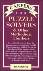 Careers for Puzzle Solvers  Other Methodical Thinkers (Careers for You Series)
