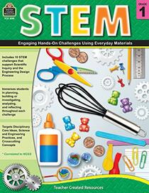 STEM: Engaging Hands-On Challenges Using Everyday Materials, Grade 1 from Teacher Created Resources