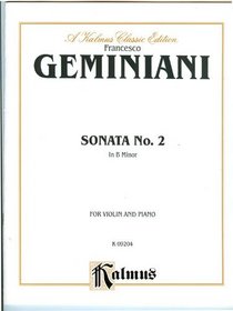 Sonata No. 2 in B Minor (Kalmus Edition)