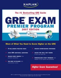 Kaplan GRE Exam, 2007 Edition: Premier Program   (Kaplan Gre Exam (Book & CD-Rom))