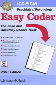 ICD-9 Cm Easy Coder Psychiatry/Psychology 2007 (Easy Coder)