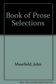 A Book of Prose Selections