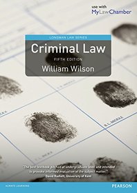 Criminal Law 5th edition MyLawChamber pack (Longman Law Series)