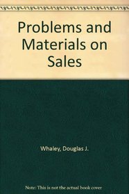 Problems and Materials on Sales (Law school casebook series)