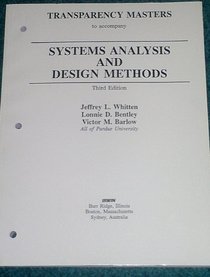 Transparency masters to accompany Systems analysis & design methods