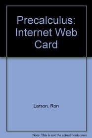 Precalculus: Internet Web Card