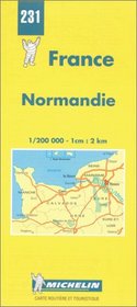 Michelin Normandie (Normandy), France Map No. 231