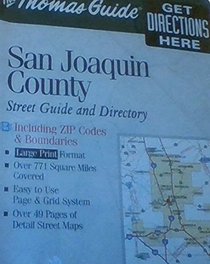 Thomas Guide 2001 San Joaquin County: Street Guide and Directory (Thomas Guides (Maps))