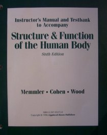 Instructor's manual and study guide for Structure and function of the human body