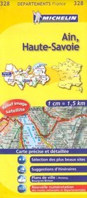 Ain, Haute-Savoie Road Map #328 (1:150,000 France Series, 328)