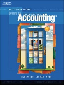 Century 21 Accounting: Multicolumn Journal, Introductory Course, Chapters 1-16 (with CD-ROM)