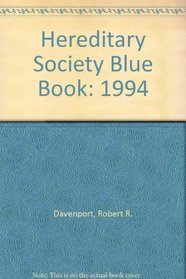 Hereditary Society Blue Book: 1994
