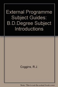 External Programme Subject Guides: B.D.Degree Subject Introductions