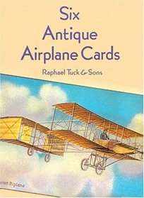 Six Antique Airplane Cards (Small-Format Card Books)