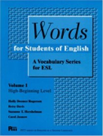 Words for Students of English (Pitt Series in English As a Second Language)