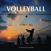 Volleyball Mini Wall Calendar 2017: 16 Month Calendar