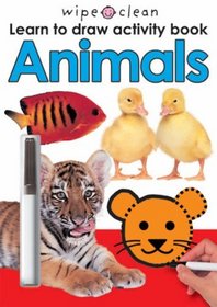 Wipe Clean Early Learning Activity Book Animals