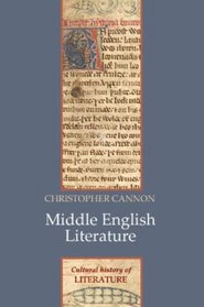 Middle English Literature (Cultural History of Literature)