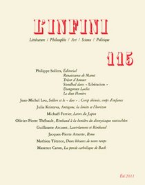 L'infini, N 115 : Renaissance de Manet
