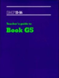 SMP 11-16 Teacher's Guide to Book G5 (School Mathematics Project 11-16)