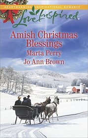 Amish Christmas Blessings: The Midwife's Christmas Surprise / A Christmas to Remember (Love Inspired, No 1028) (True Large Print)