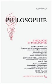 Philosophie, n° 42 : Théologie et Philosophie