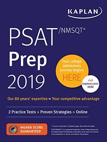 PSAT/NMSQT Prep 2019: 2 Practice Tests + Proven Strategies + Online (Kaplan Test Prep)