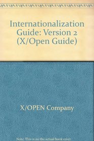 Internationalization Guide, Version 2 (X/Open Guide)