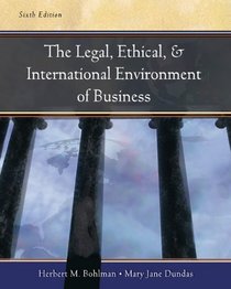 Legal, Ethical and International Environment of Business: With Infotrac