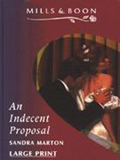 An Indecent Proposal (Large Print)