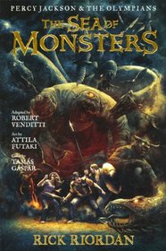 The Sea Of Monsters (Graphic Novel) (Turtleback School & Library Binding Edition)