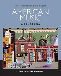 American Music: A Panorama, Concise (with Digital Music Download Card Music CD Printed Access Card)