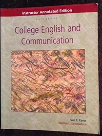 College English and communication (Instructor Annotated Edition/Ninth Edition)