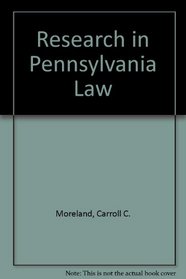 Research in Pennsylvania Law