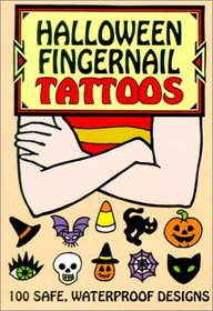 Halloween Fingernail Tattoos