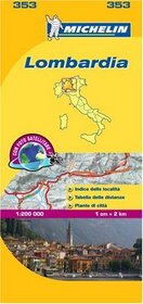Lombardia (Michelin Regional Maps)