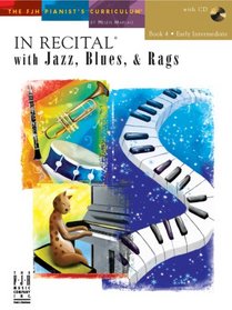 In Recital with Jazz, Blues, and Rags, Book 4 (includes CD)