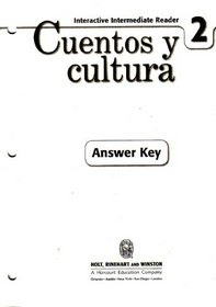 Interactive Intermediate Reader 2 Cuentos y cultura Answer Key
